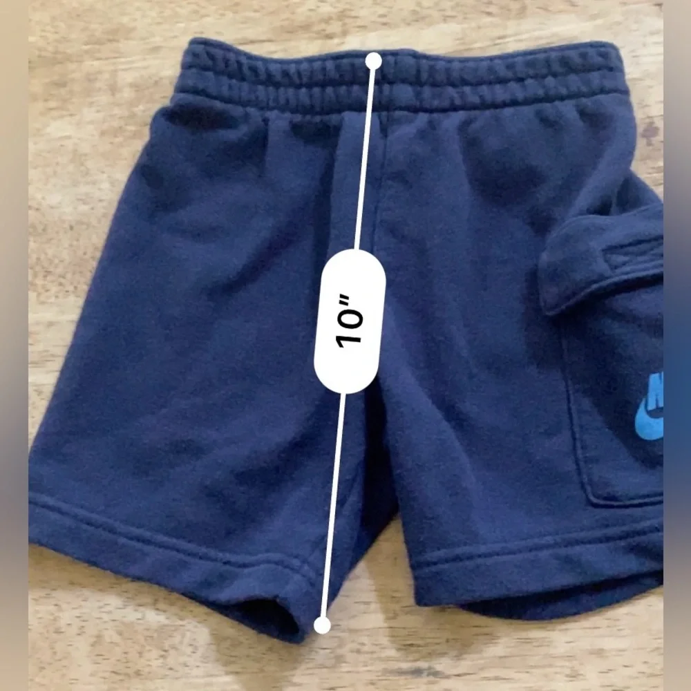 Nike Little Boys’ Sz 2T Navy‎ Cotton Blend Cargo Shorts